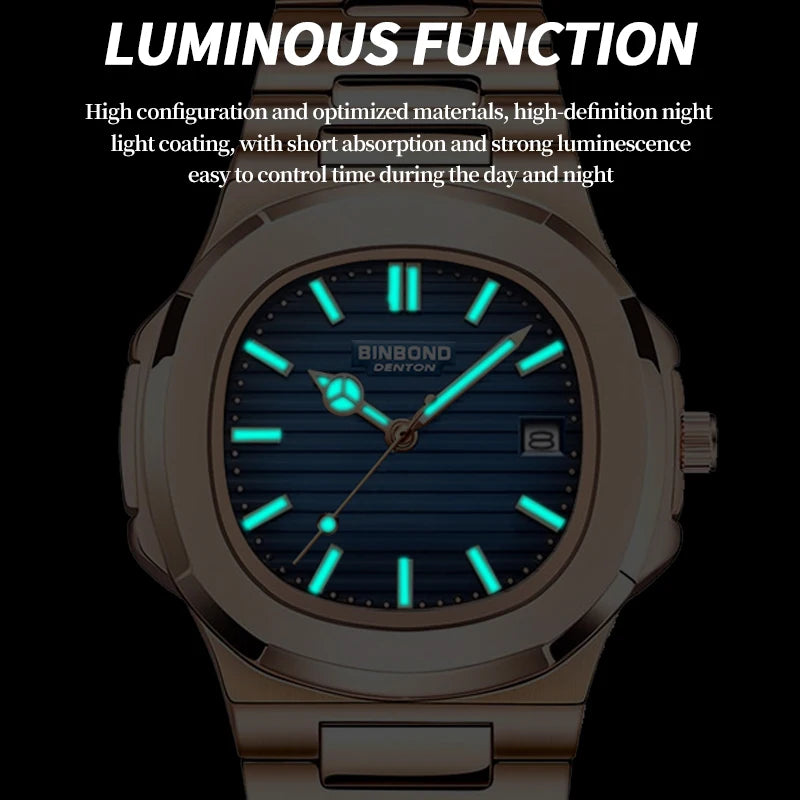 2025 New Top Brand Luxury Fashion Mens Watches Sport Waterproof Simple Ultra-Thin Watches Men Quartz Clock Relogio Masculino+Box