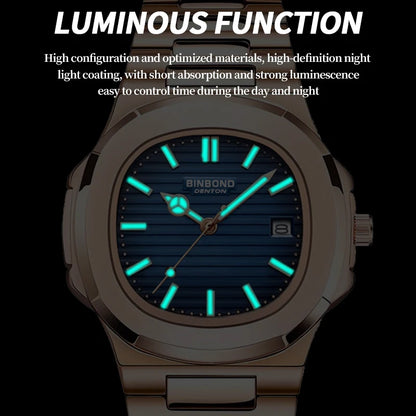 2025 New Top Brand Luxury Fashion Mens Watches Sport Waterproof Simple Ultra-Thin Watches Men Quartz Clock Relogio Masculino+Box
