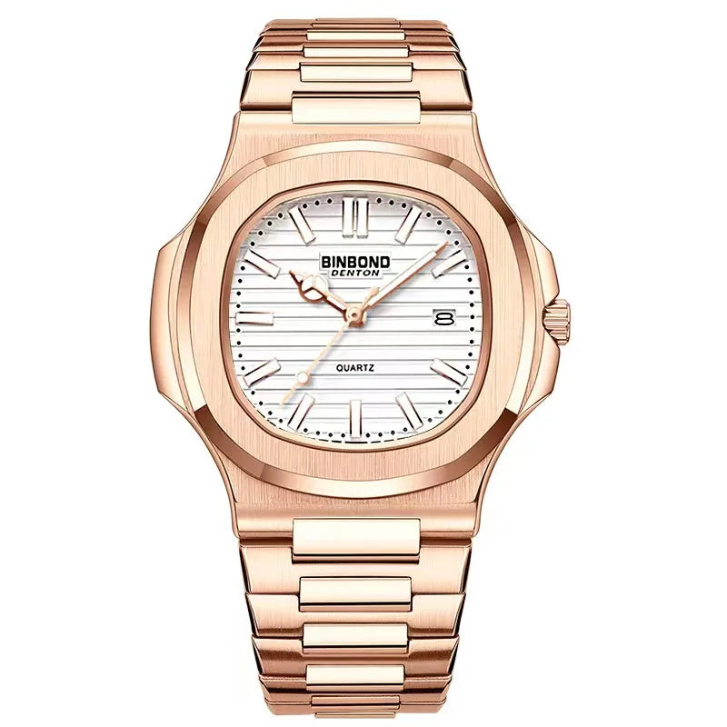 2025 New Top Brand Luxury Fashion Mens Watches Sport Waterproof Simple Ultra-Thin Watches Men Quartz Clock Relogio Masculino+Box