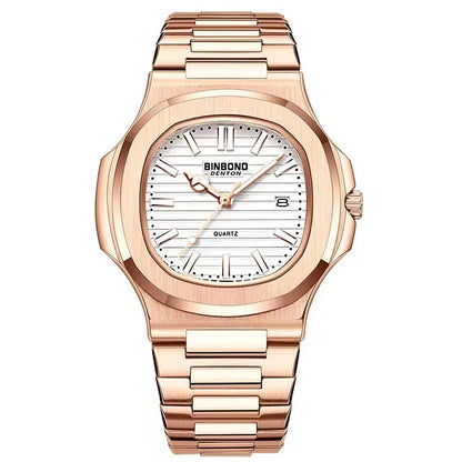 2025 New Top Brand Luxury Fashion Mens Watches Sport Waterproof Simple Ultra-Thin Watches Men Quartz Clock Relogio Masculino+Box